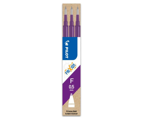 Rechizite Școlare - Mina roller 0.5mm violet 3/set frixion pilot