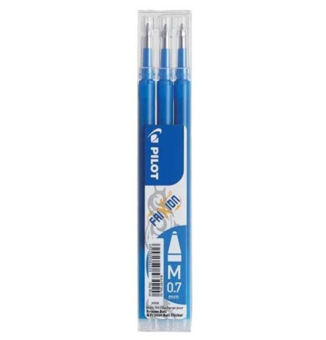 Rechizite Școlare - Mina roller 0.7mm bleumarin 3/set frixion pilot