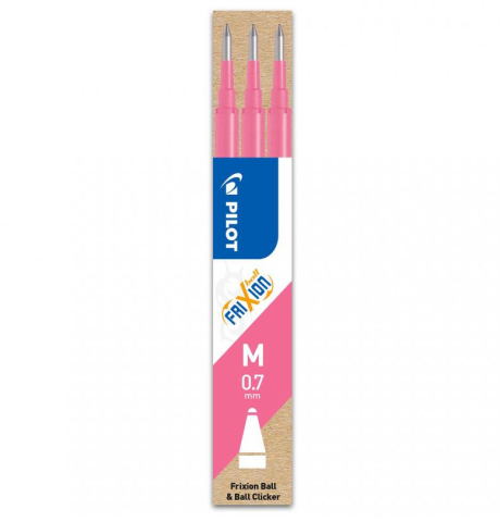 Rechizite Școlare - Mina roller 0.7mm roz 3/set frixion pilot