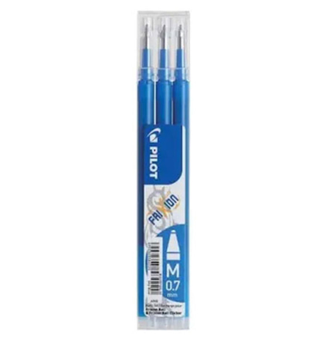 Rechizite Școlare - Mina roller 0.7mm sky bleu 3/set frixion pilot