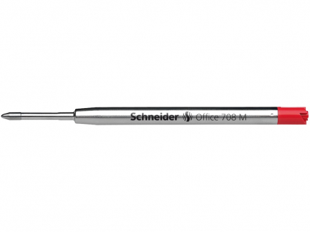 Mine pentru pixuri - Schneider - Mina 708 M, Rosu - Micostore.ro