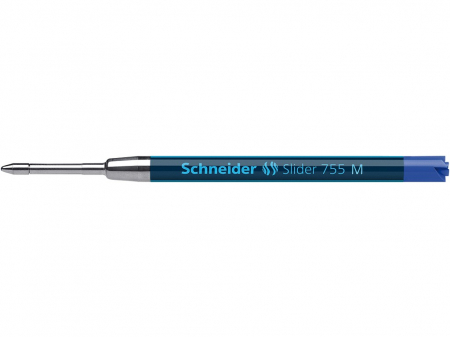 Mine pentru pixuri - Schneider - Mina Slider 755 M, Albastru - Micostore.ro