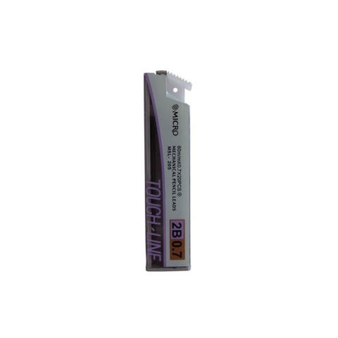 Rechizite Școlare - Mine creion mecanic CNX MICRO MLS205, 0.7mm, 2B, set 20 buc