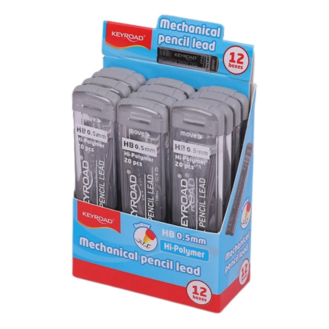 Mine creion mecanic Keyroad KR990096, 0.5mm, HB, set 20 buc [1]