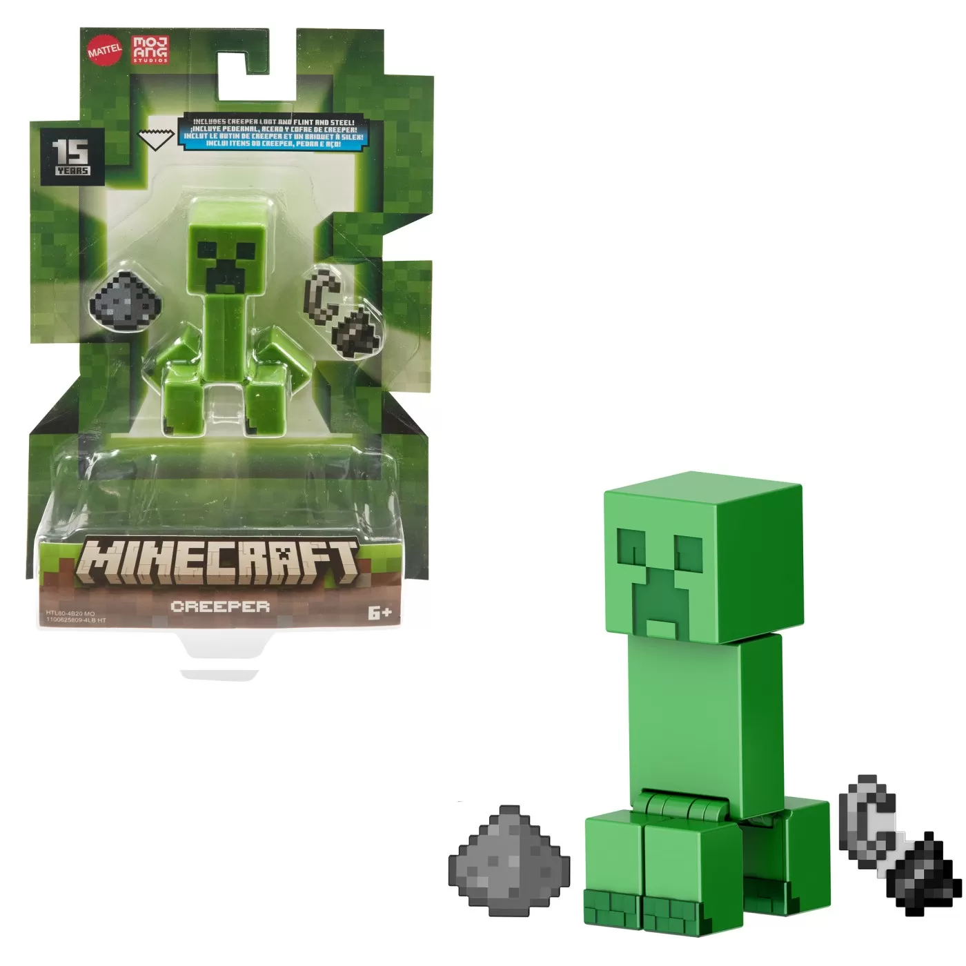 Jocuri de rol - Minecraft craft a block figurina creeper 8cm, varsta de la 6 ani la 12 ani