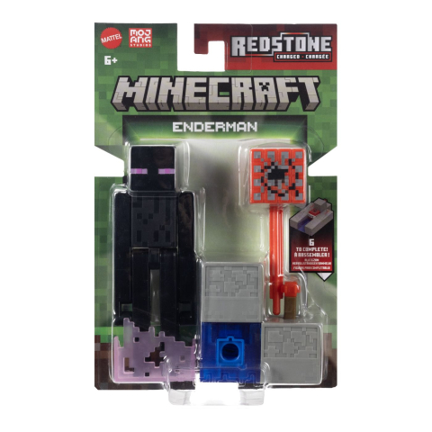 Jucării și Jocuri pentru copii - Minecraft craft a block figurina enderman 8cm copii cu varsta peste 6 ani