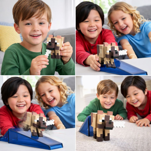 Minecraft craft a block figurina lup 8cm copii cu varsta peste 6 ani [2]