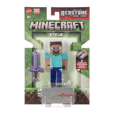 Jucării și Jocuri pentru copii - Minecraft craft a block figurina steve 8cm copii cu varsta peste 6 ani