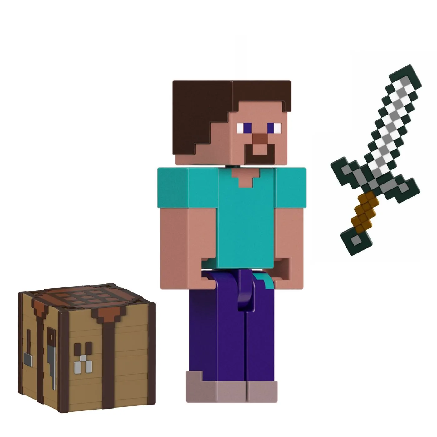 Minecraft craft a block figurina steve 8cm, copii varsta 6 ani pana la 12 ani [4]