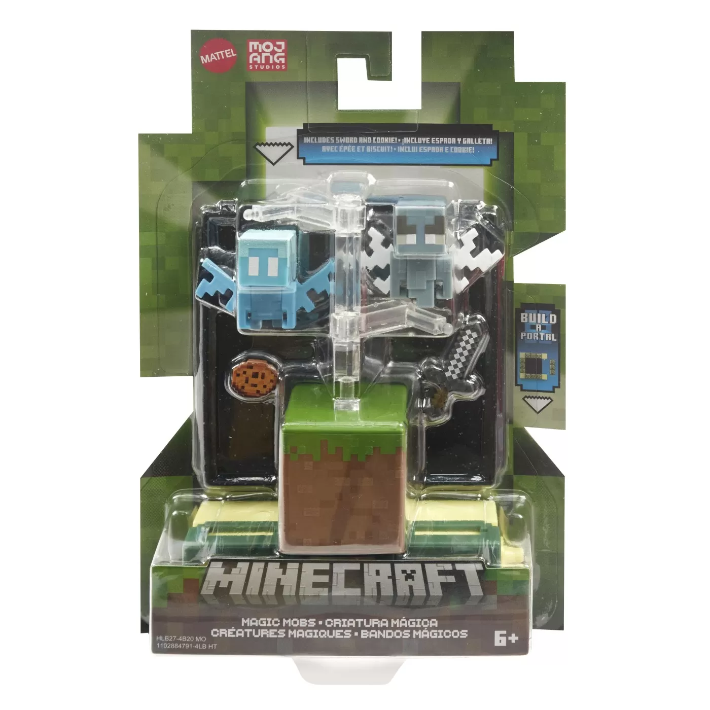 Jucării și Jocuri pentru copii - Minecraft craft a block figurina stronghold magio mobs 8cm, varsta de la 6 ani la 12 ani