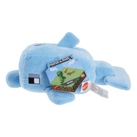 Jucarii de Plus - Minecraft figurina de plus delfin 20cm copii varsta 3 ani - 7 ani