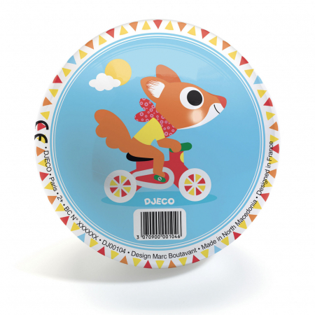 Minge cu 2 ilustratii, Trafic, 12 cm diametru, Djeco, varsta 3 - 6, 6 - 9 ani, Baiat, Fata [1]