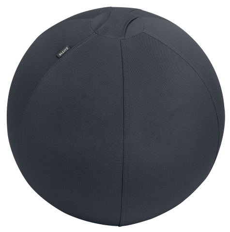 Articole pentru birou - Minge ergonomica pt sezut sau fitness fct oprire 55cm gri carbune leitz