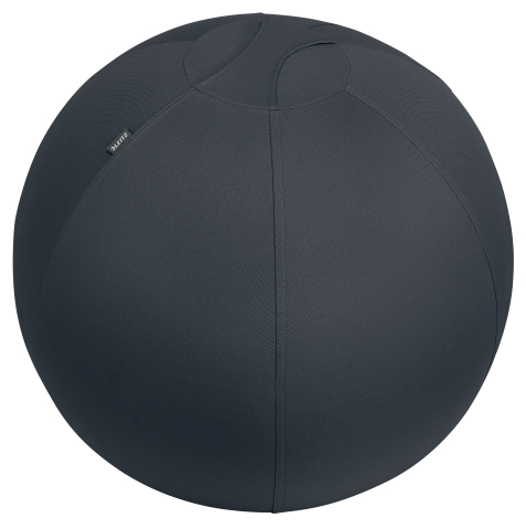 Articole pentru birou - Minge ergonomica pt sezut sau fitness fct oprire 65cm gri carbune leitz