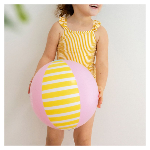 Minge gonflabila de plaja, roz, Quut Toys, copii varsta 1-7 ani [2]
