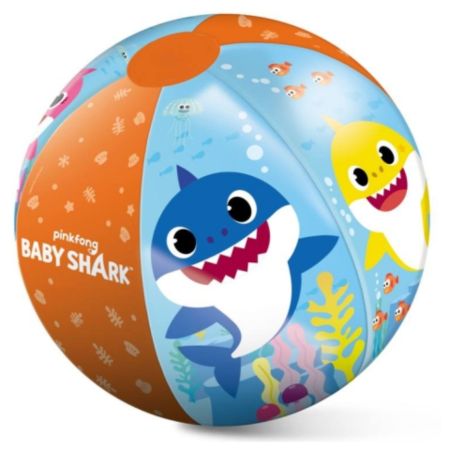 Jucării nisip, plajă și grădină - Minge gonflabila pentru plaja si apa, Baby Shark - Micostore.ro