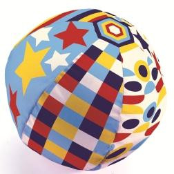 Jucării și Jocuri pentru copii - Minge usoara, 23 cm diametru, Djeco, Balon Geometric