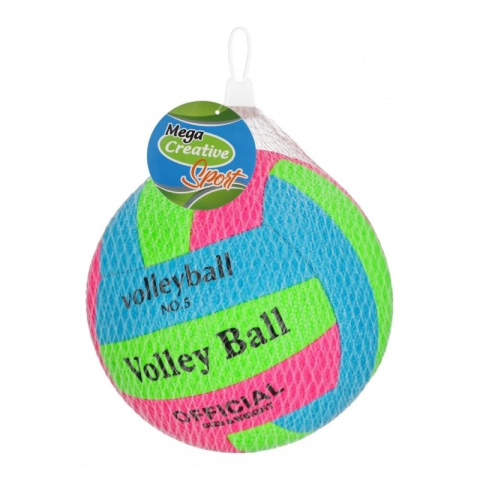 Jucării și Jocuri pentru copii - Minge volei PVC, 20cm, multicolor, 14+ ani, MegaCreative, 584011