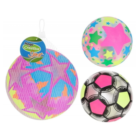 Jucării și Jocuri pentru copii - Minge volei PVC, 23cm, multicolor, 3+ ani, MegaCreative, 584018