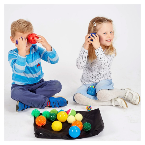 Mingi senzoriale, set 20 bucati, Tickit, copii varsta 3-7 ani [2]