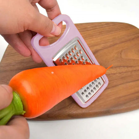 Mini Razatoare cu recipient colectare si lama din inox, Roz [4]