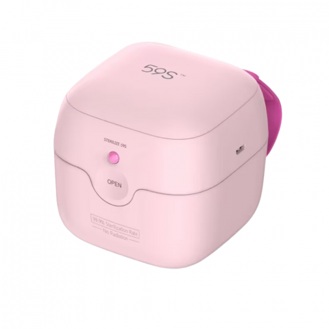 Diversificare si Ingrijire Bebe - Mini sterilizator UV (Roz)