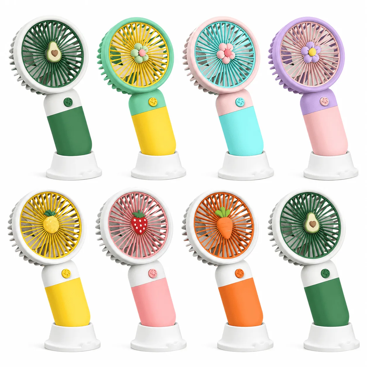 Casă, gradină și bricolaj - Mini Ventilator Portabil cu Suport, Reincarcabil USB, Silentios, 3 Viteze