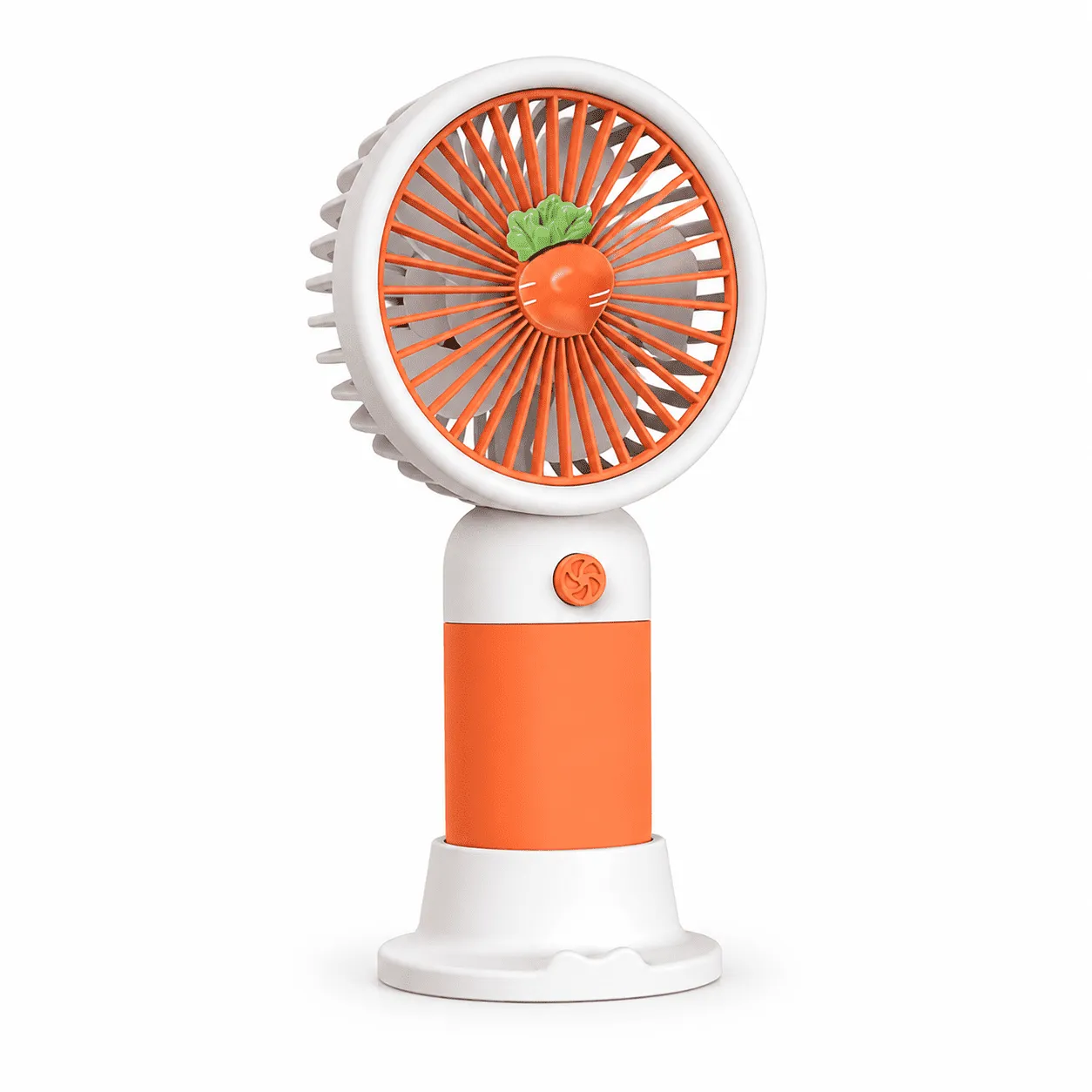 Mini Ventilator Portabil cu Suport, Reincarcabil USB, Silentios, 3 Viteze [1]