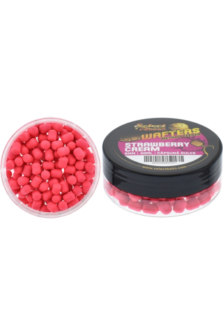 Nălucă - Momeli critic echilibrate Select Baits Method Feeder Wafters Strawberry Cream 4mm