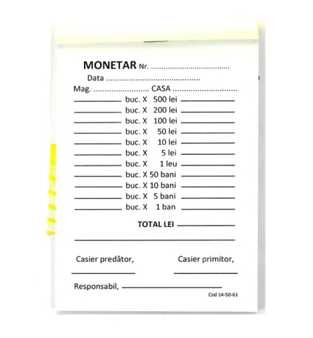 Birotică și Papetărie - Monetar 2 exemplare autocopiativ