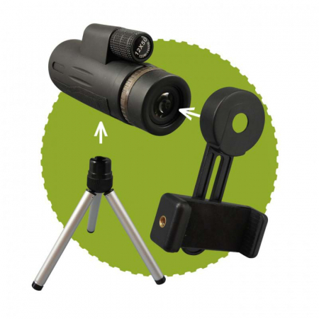 Monocular Expert, 12x, lentila obiectiv 40 mm, Buki France [2]