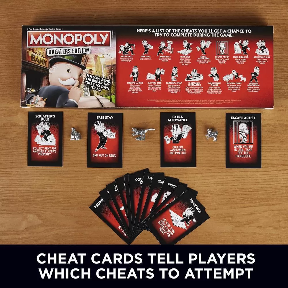 Joc Monopoly Cheaters Edition in limba romana, varsta de la 6 ani la +15 ani [1]