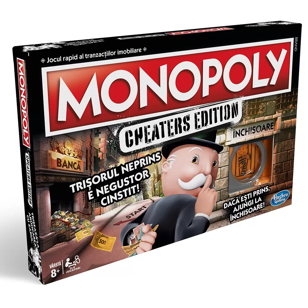 Joc Monopoly Cheaters Edition in limba romana, varsta de la 6 ani la +15 ani [4]