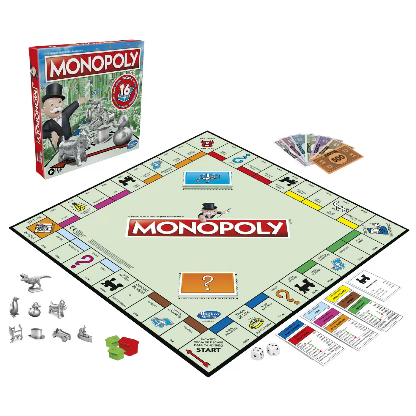 Jucării și Jocuri pentru copii - Joc Monopoly Classic Original, varsta de la 8 ani la +15 ani