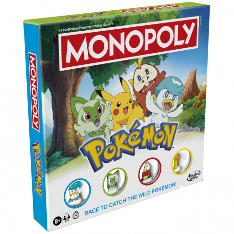 Jucării și Jocuri pentru copii - Monopoly joc monopoly pokemon, varsta de la 8 ani la +15 ani