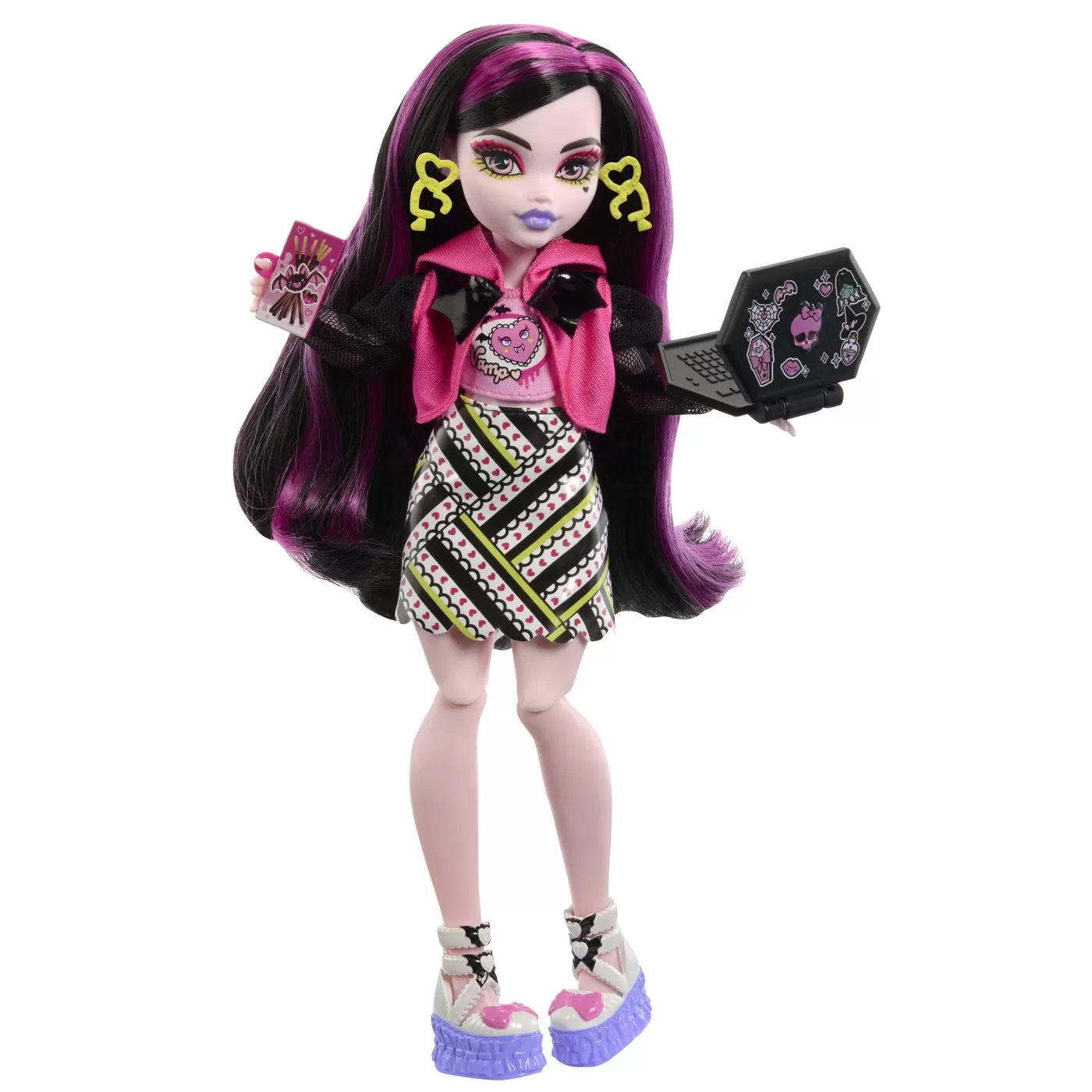 Monster high neon frights papusa draculaura, varsta de la 4 ani la 8 ani [4]
