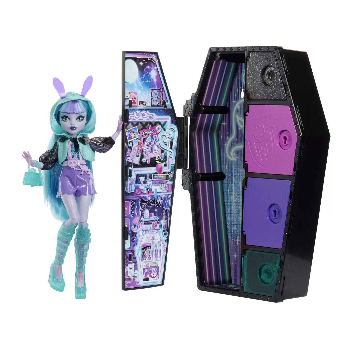 Monster high neon frights papusa twyla, varsta de la 4 ani la 8 ani [1]