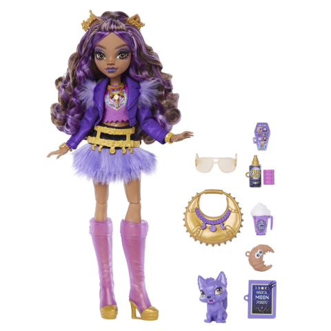 Monster high papusa clawdeen wolf cu accesorii copii varsta 4 ani - 9 ani [2]