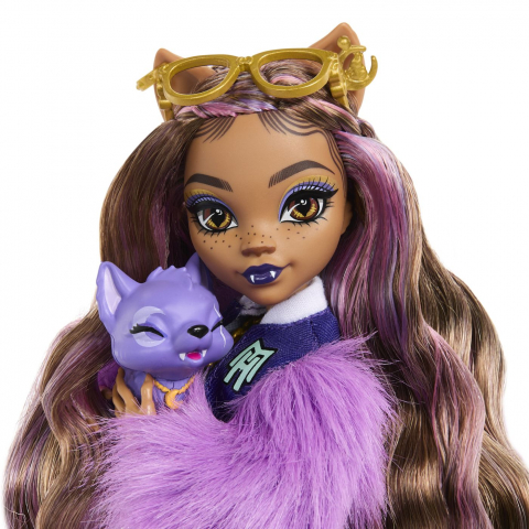 Monster high papusa clawdeen wolf si catelul crescent, varsta de la 4 ani la 8 ani [6]
