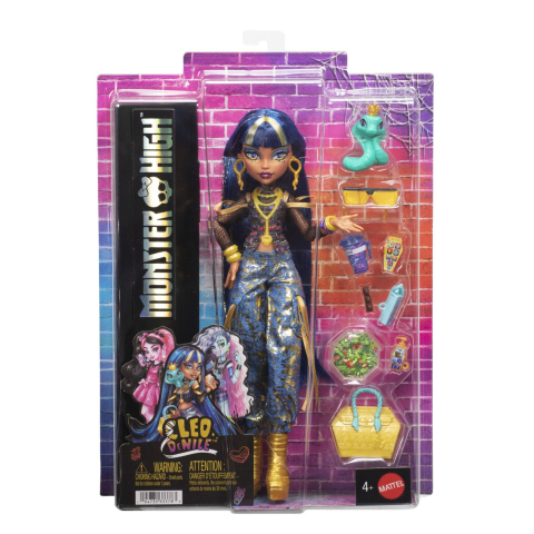 Jucării și Jocuri pentru copii - Monster high papusa cleo denile cu accesorii copii varsta 4 ani - 9 ani