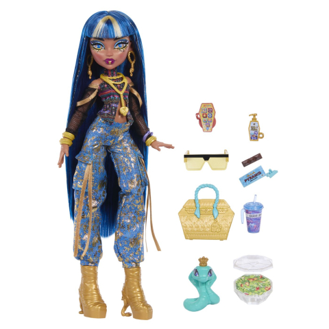 Monster high papusa cleo denile cu accesorii copii varsta 4 ani - 9 ani [2]