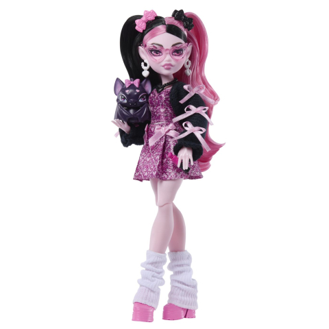 Monster high papusa draculaura cu accesorii copii varsta 4 ani - 10 ani [8]