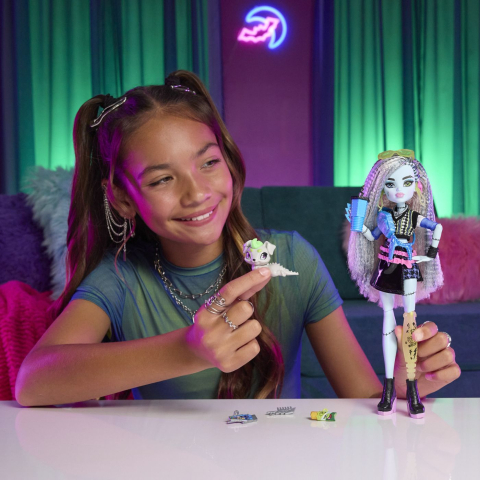 Monster high papusa frankie stein cu accesorii copii varsta 4 ani - 10 ani [4]