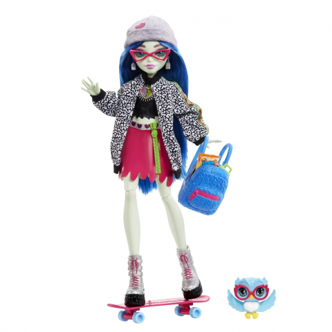 Monster high papusa ghoulia yelps cu animalut si accesorii, varsta de la 4 ani la 8 ani [2]