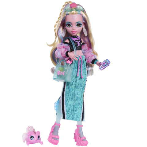 Monster high papusa lagoona blue cu accesorii copii varsta 4 ani - 10 ani [2]