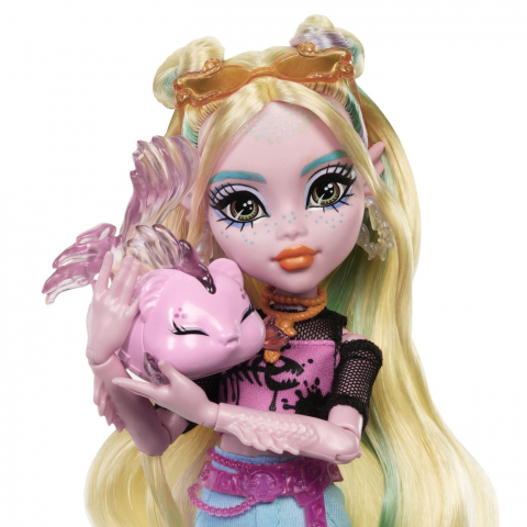 Monster high papusa lagoona blue si pestisorul neptuna, varsta de la 4 ani la 8 ani [7]
