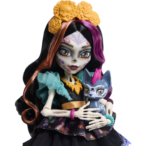 Monster high papusa skelita calaveras cu accesorii copii varsta 4 ani - 9 ani [6]