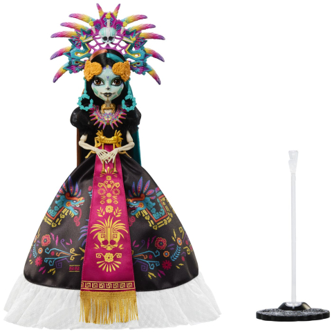 Monster high skullector papusa skelita calaveras editia dia de muertos copii cu varsta peste 4 ani [1]