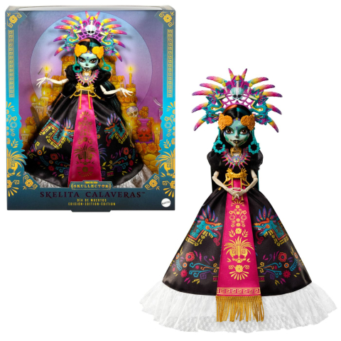 Monster high skullector papusa skelita calaveras editia dia de muertos copii cu varsta peste 4 ani [6]