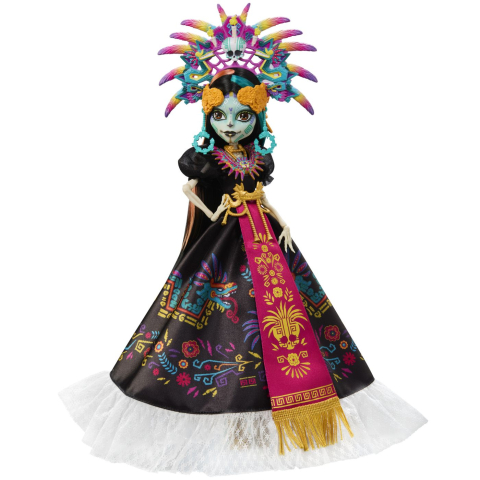 Monster high skullector papusa skelita calaveras editia dia de muertos copii cu varsta peste 4 ani [5]